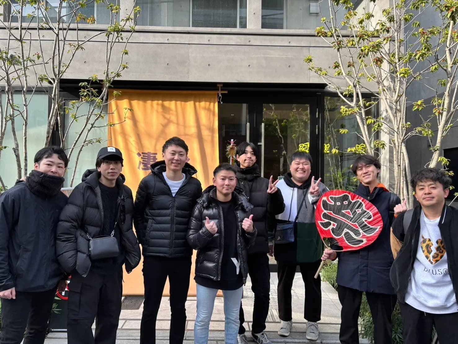 貸切イベントでの集合写真